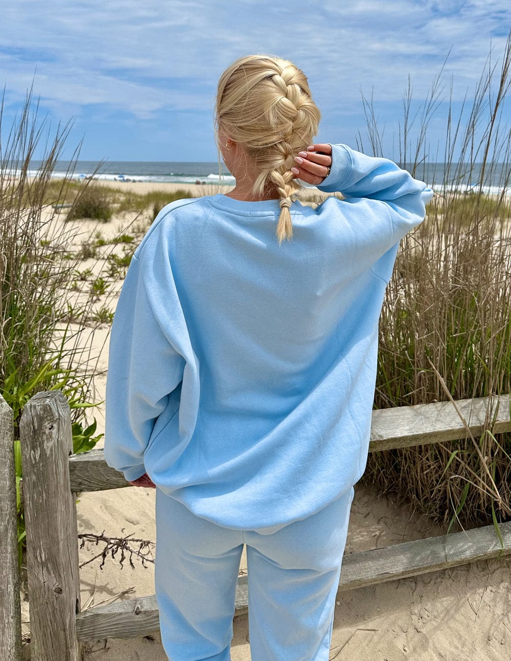 Basics Dream Blue Unisex Crewneck - A-1 Thread Vault