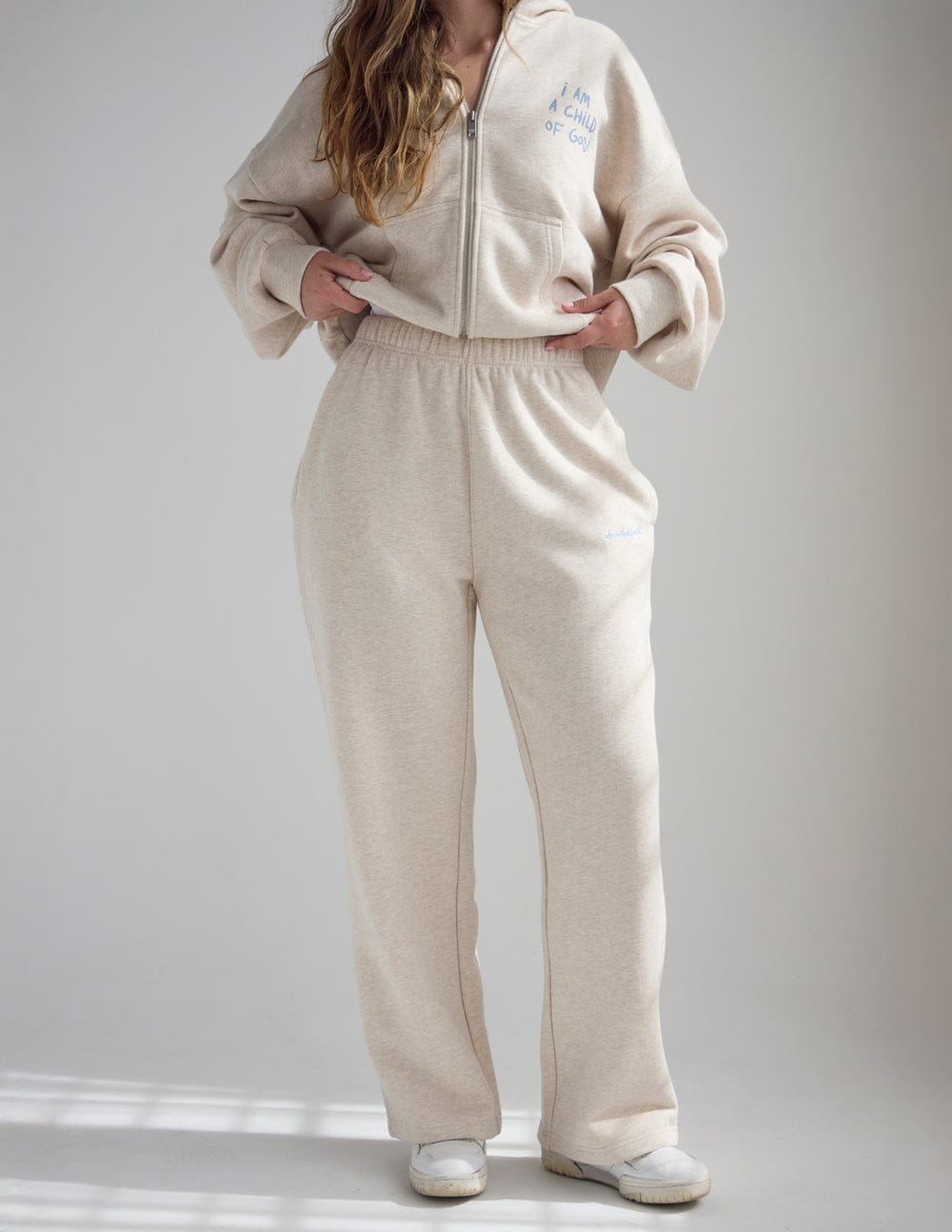 Basics Eggshell Wide Leg Sweatpant - A-1 Thread Vault