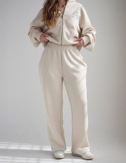 Basics Eggshell Wide Leg Sweatpant - A-1 Thread Vault