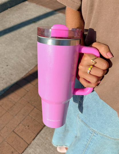 Basics Pink 40 oz Tumbler - A-1 Thread Vault