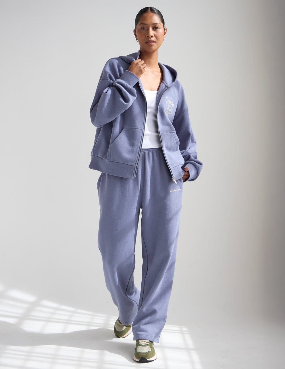 Basics Plum Wide Leg Sweatpant - A-1 Thread Vault