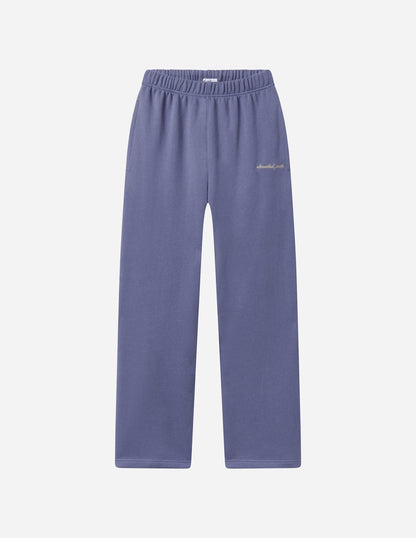Basics Plum Wide Leg Sweatpant - A-1 Thread Vault