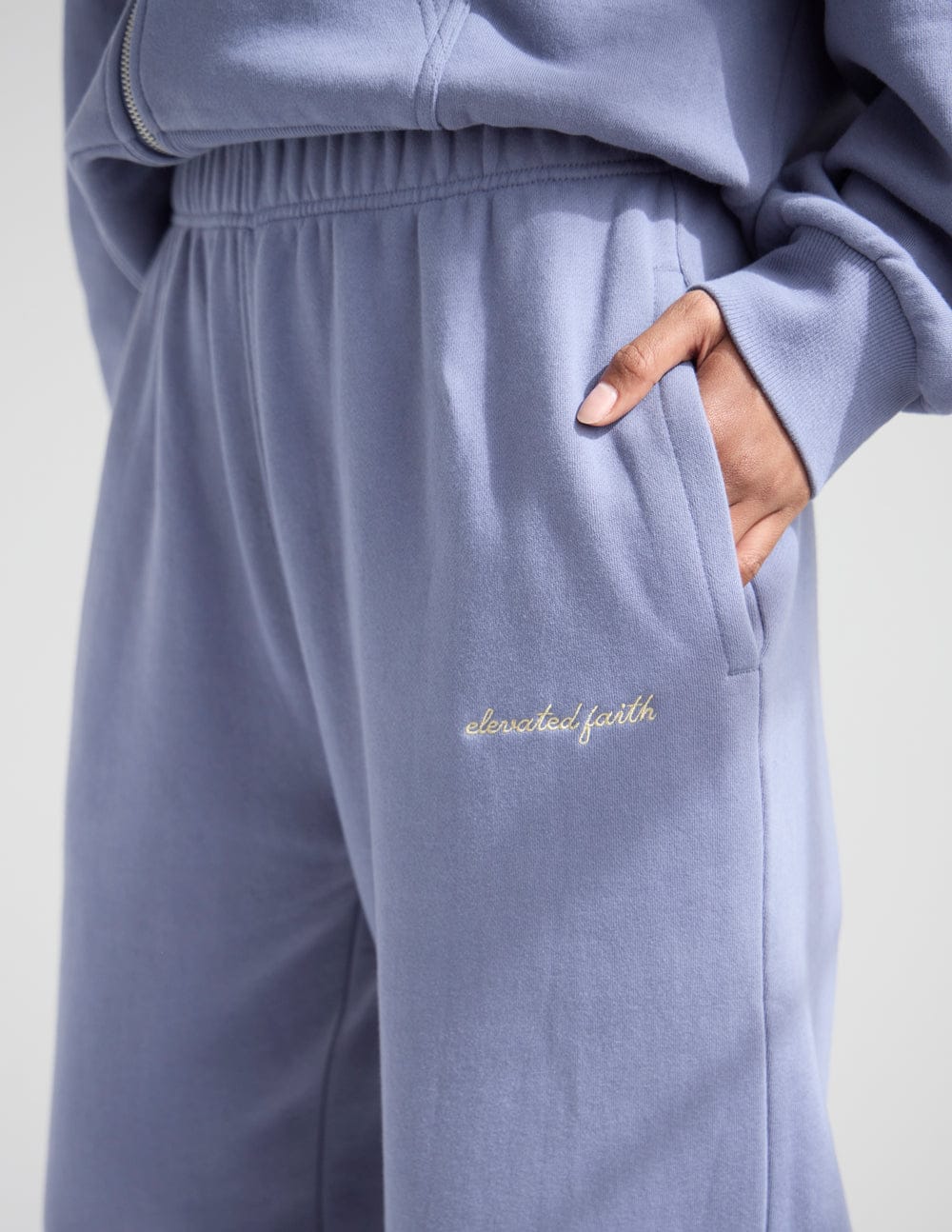Basics Plum Wide Leg Sweatpant - A-1 Thread Vault