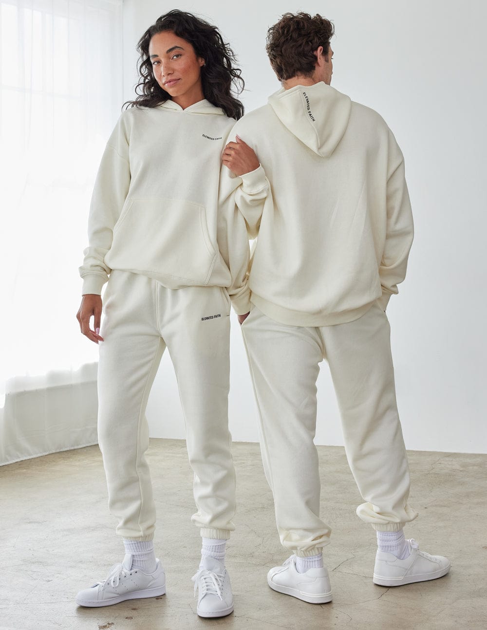 Basics White Sand Unisex Hoodie - A-1 Thread Vault
