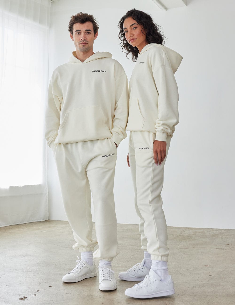 Basics White Sand Unisex Hoodie - A-1 Thread Vault
