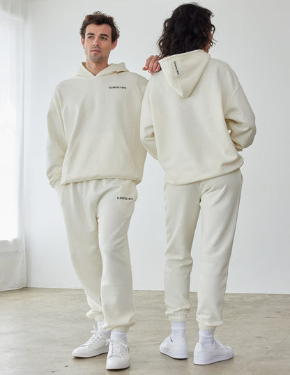 Basics White Sand Unisex Hoodie - A-1 Thread Vault