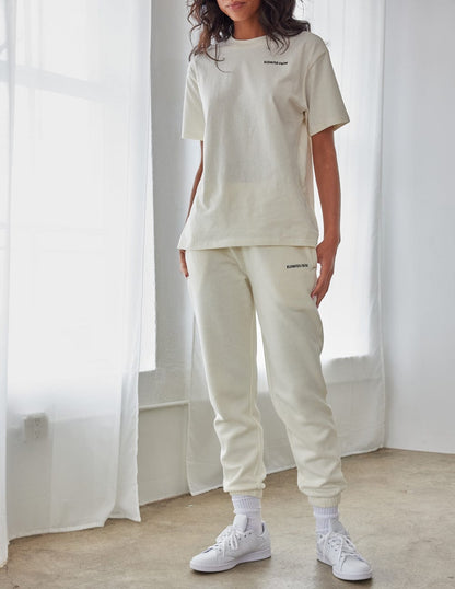 Basics White Sand Unisex Sweatpant - A-1 Thread Vault