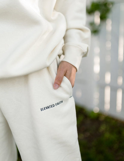 Basics White Sand Unisex Sweatpant - A-1 Thread Vault
