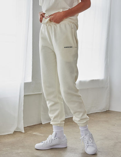 Basics White Sand Unisex Sweatpant - A-1 Thread Vault
