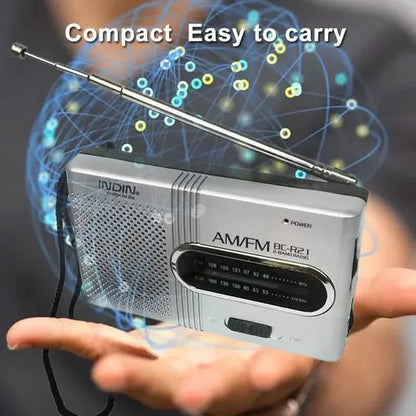 Battery Operated Portable AM/FM Radio - A-1 Thread Vault