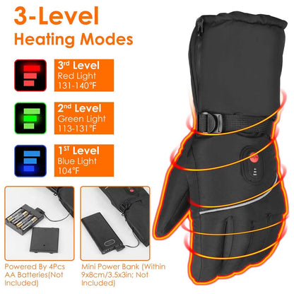 Battery Powered USB Touchscreen Thermal Gloves - A-1 Thread Vault