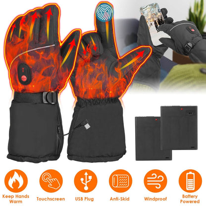 Battery Powered USB Touchscreen Thermal Gloves - A-1 Thread Vault