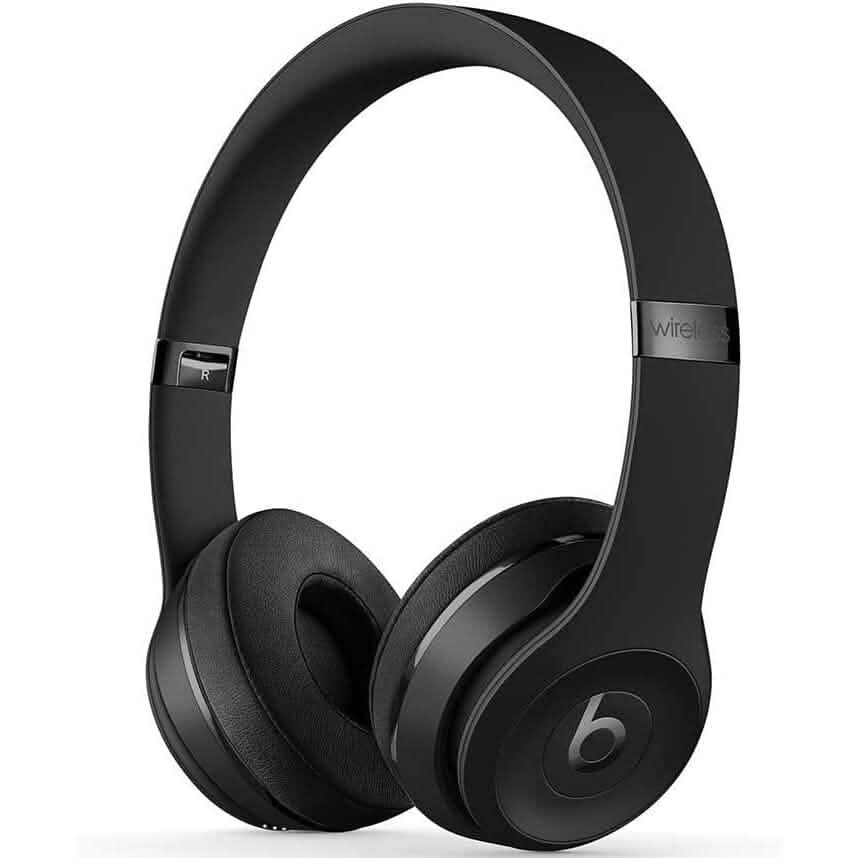 Beats Solo3 Wireless On-Ear Headphones - Black (Refurbished) - A-1 Thread Vault