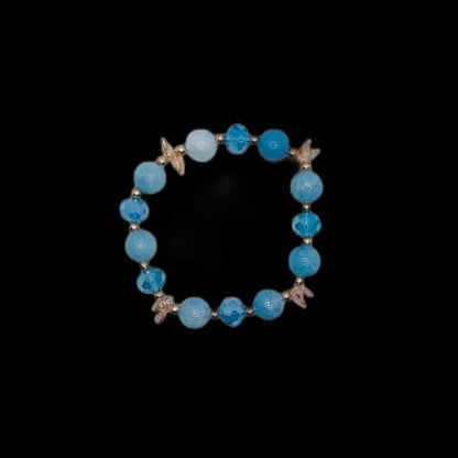 Beautiful Handmade Stone and Glass Beads Bracelets - A-1 Thread Vault
