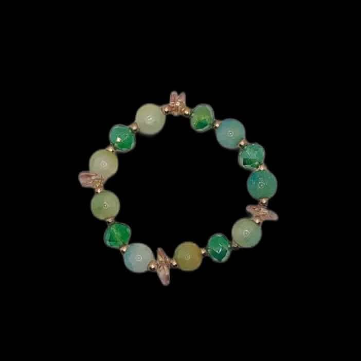 Beautiful Handmade Stone and Glass Beads Bracelets - A-1 Thread Vault
