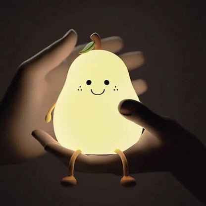 Bedroom Sleeping Bedside Tap Light LED Pear Shape Night Light - A-1 Thread Vault