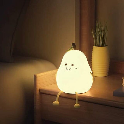 Bedroom Sleeping Bedside Tap Light LED Pear Shape Night Light - A-1 Thread Vault