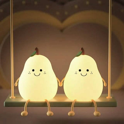 Bedroom Sleeping Bedside Tap Light LED Pear Shape Night Light - A-1 Thread Vault