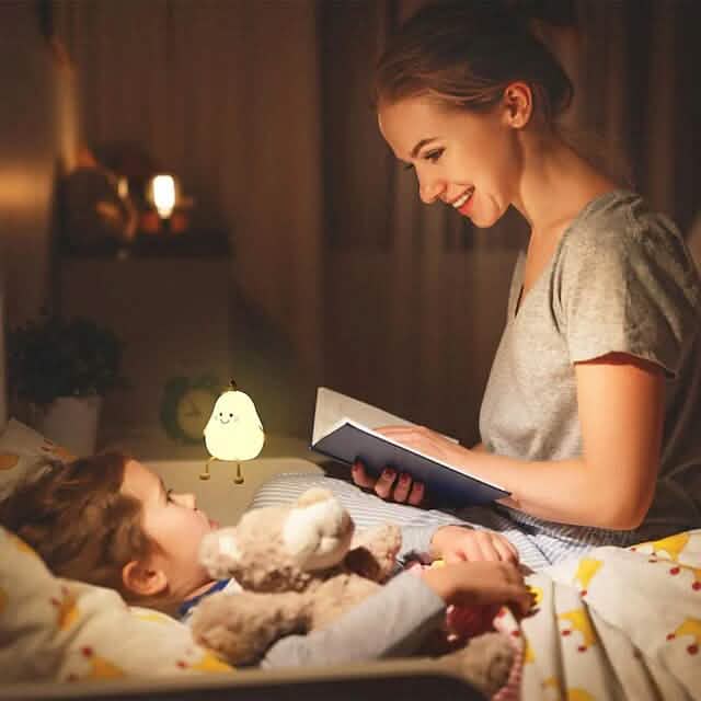 Bedroom Sleeping Bedside Tap Light LED Pear Shape Night Light - A-1 Thread Vault
