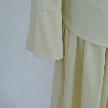 Bell Sleeve Back-Tie Top & A-Line Maxi Skirt Set(MS469) - A-1 Thread Vault