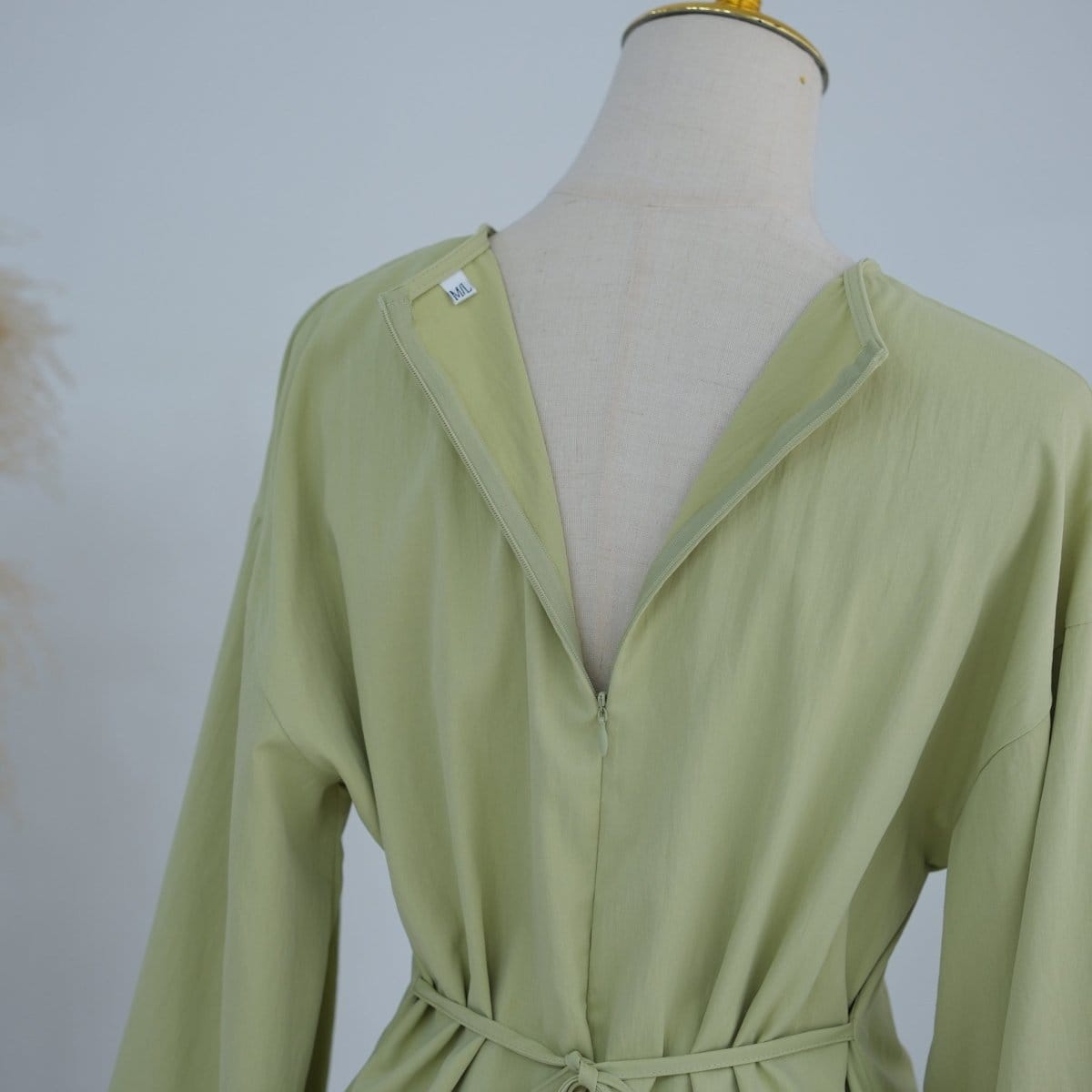 Bell Sleeve Back-Tie Top & A-Line Maxi Skirt Set(MS469) - A-1 Thread Vault