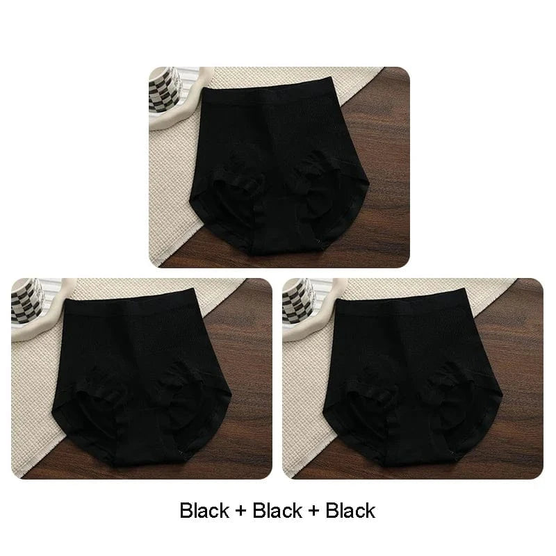 Belly Reducing Panties Set Pack Fashion Seamless Panties for Women Micro Underwear Soft Sports Women's Lingerie Sexy Briefs Lady - A-1 Thread Vault