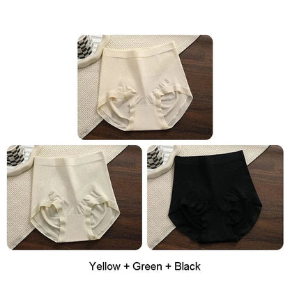 Belly Reducing Panties Set Pack Fashion Seamless Panties for Women Micro Underwear Soft Sports Women's Lingerie Sexy Briefs Lady - A-1 Thread Vault