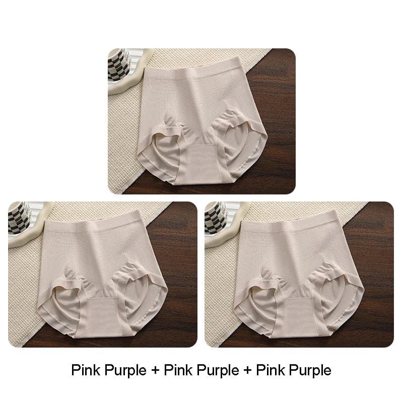 Belly Reducing Panties Set Pack Fashion Seamless Panties for Women Micro Underwear Soft Sports Women's Lingerie Sexy Briefs Lady - A-1 Thread Vault