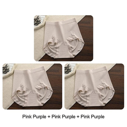 Belly Reducing Panties Set Pack Fashion Seamless Panties for Women Micro Underwear Soft Sports Women's Lingerie Sexy Briefs Lady - A-1 Thread Vault