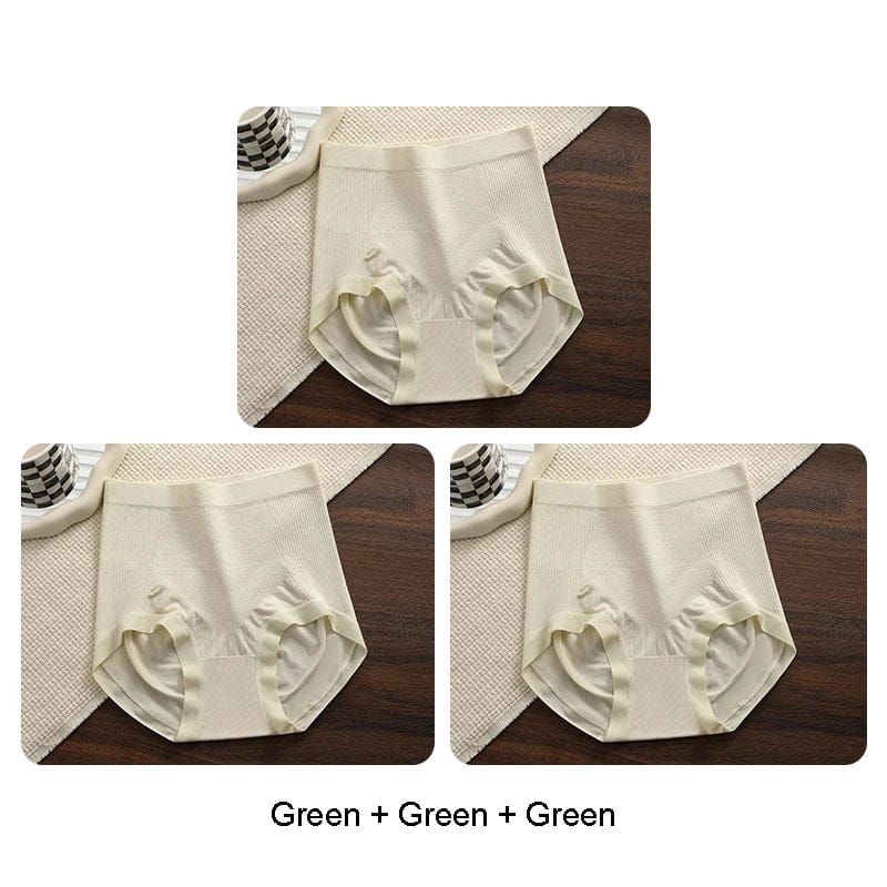 Belly Reducing Panties Set Pack Fashion Seamless Panties for Women Micro Underwear Soft Sports Women's Lingerie Sexy Briefs Lady - A-1 Thread Vault