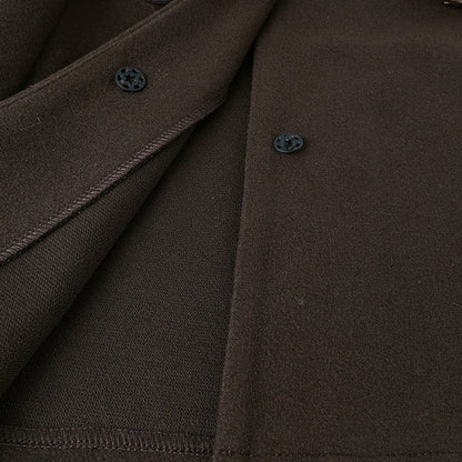 Belted Wool Coat with Shell Brooch(MS255) - A-1 Thread Vault