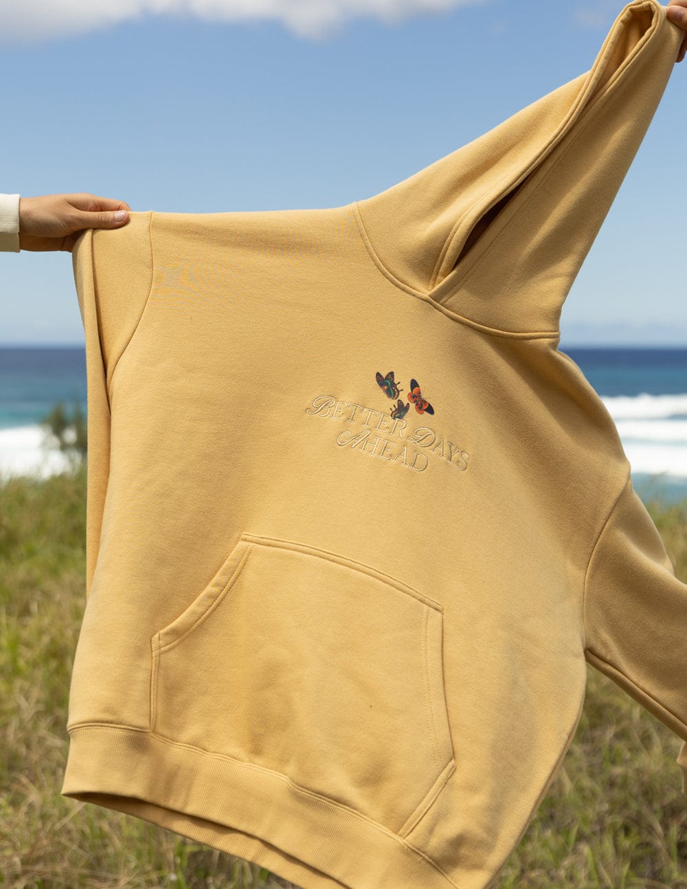 Better Days Butterfly Unisex Hoodie - A-1 Thread Vault