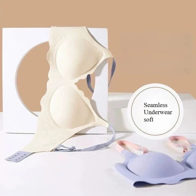 BH Bralette Top Women's Underwear No Steel Ring Pure Desire Comfortable Upper Support Sling Adjustable Beauty Back Bra for women - A-1 Thread Vault