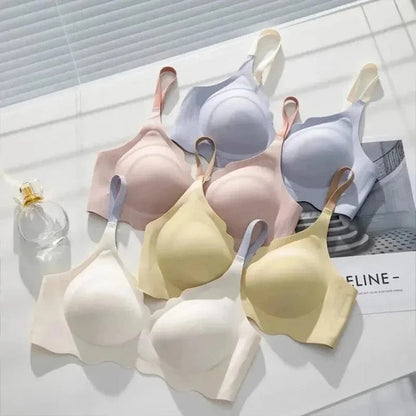 BH Bralette Top Women's Underwear No Steel Ring Pure Desire Comfortable Upper Support Sling Adjustable Beauty Back Bra for women - A-1 Thread Vault