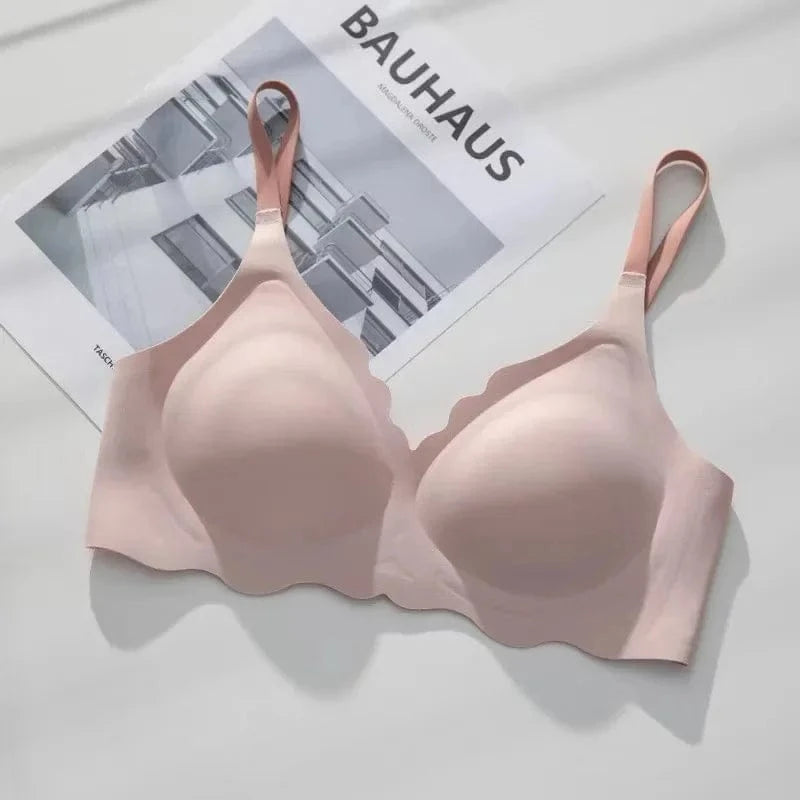 BH Bralette Top Women's Underwear No Steel Ring Pure Desire Comfortable Upper Support Sling Adjustable Beauty Back Bra for women - A-1 Thread Vault