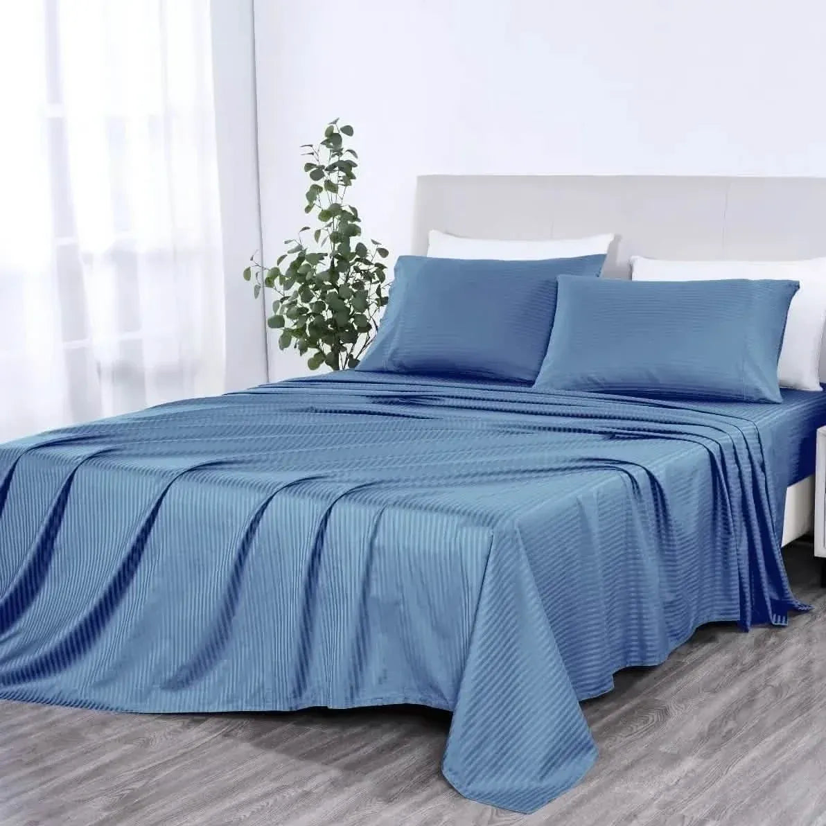 Bibb Home 1000 Thread Count Egyptian Cotton Sheet Set - A-1 Thread Vault