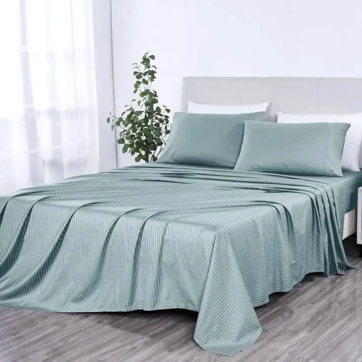 Bibb Home 1000 Thread Count Egyptian Cotton Sheet Set - A-1 Thread Vault