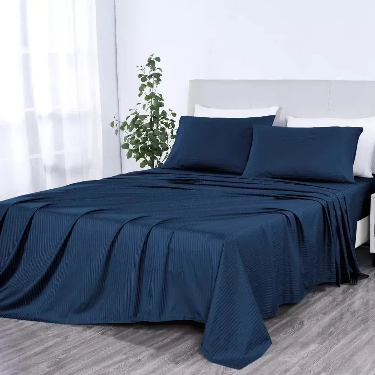 Bibb Home 1000 Thread Count Egyptian Cotton Sheet Set - A-1 Thread Vault