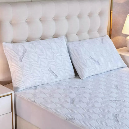Bibb Home Charcoal Infused Waterproof Mattress Pad - A-1 Thread Vault