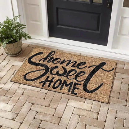 Bibb Home Coir Outdoor Printed Door Mat - A-1 Thread Vault