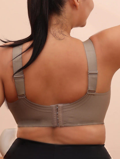 Big breasted sleeping bra for women 6XL without steel rims gathered without scars plus size vest yoga exercise anti sagging bra - A-1 Thread Vault
