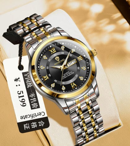 Binbang Business Light-Luxury Quartz Watch For Men - A-1 Thread Vault