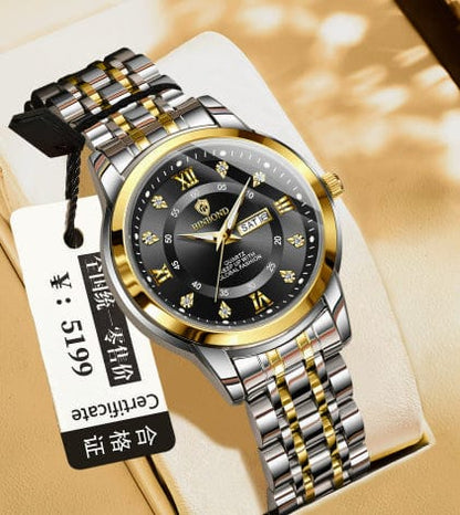 Binbang Business Light-Luxury Quartz Watch For Men - A-1 Thread Vault