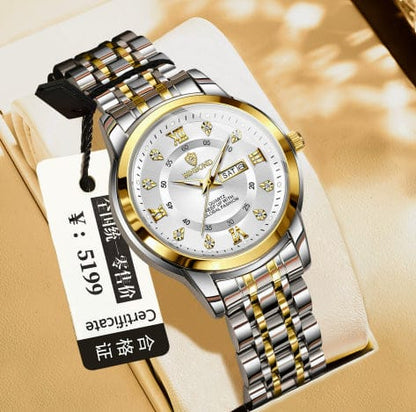 Binbang Business Light-Luxury Quartz Watch For Men - A-1 Thread Vault
