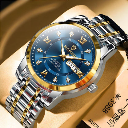 Binbang Business Light-Luxury Quartz Watch For Men - A-1 Thread Vault