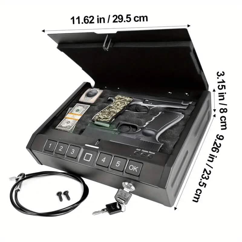 Biometric Gun Safe for Pistols - A-1 Thread Vault
