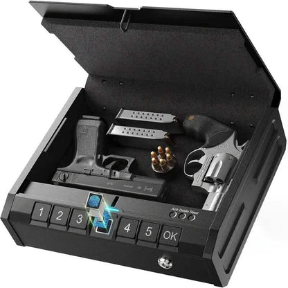 Biometric Gun Safe for Pistols - A-1 Thread Vault