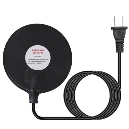 Bird Bath Deicer Outdoor Winter Water Heater Thermostatically Controlled - A-1 Thread Vault