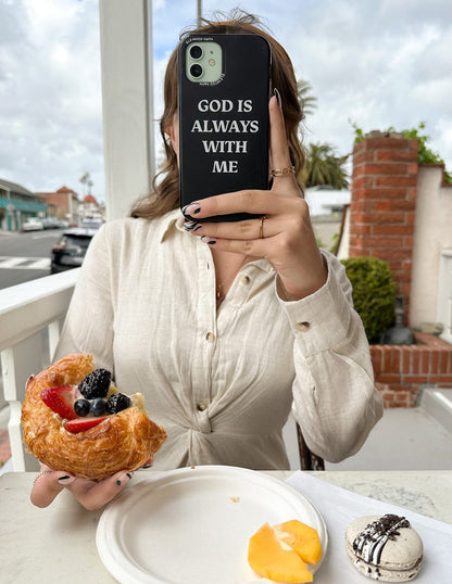 Black God is Always With Me Phone Case - A-1 Thread Vault