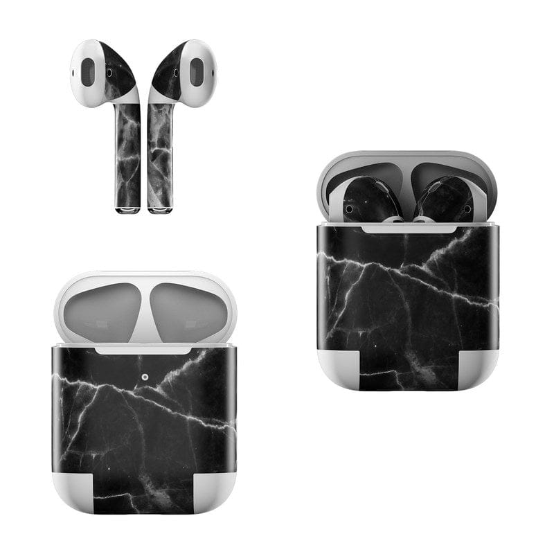 Black Marble - Apple AirPods Skin - A-1 Thread Vault